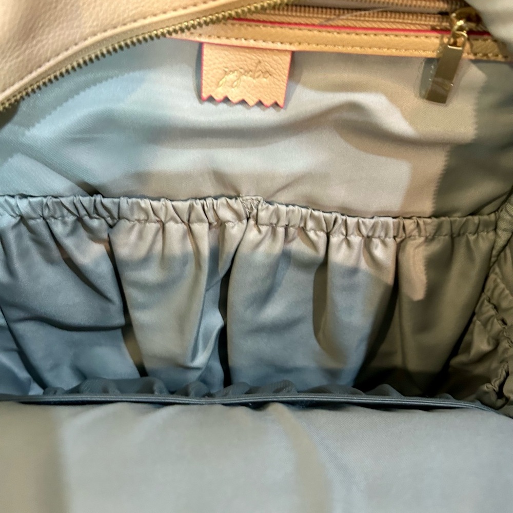 Jujube Million Pockets Backpack Vegan Leather Beige - Picture 8 of 15